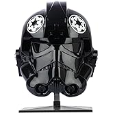 GINLANIME Imperial Fighter Pilot Helmet Mask Costume Props for Adult Halloween Role Play (Tie Fighter Pilot)