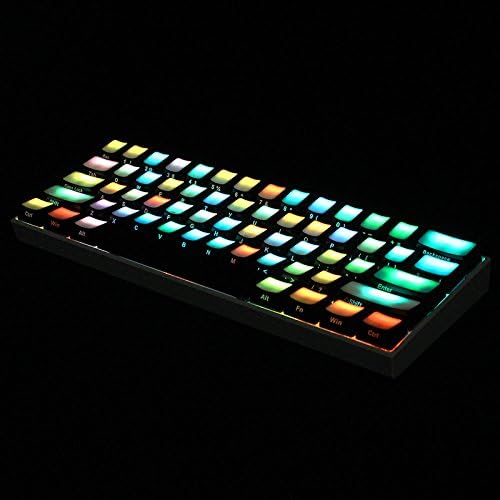 104 Key OEM Profile Side Printed Translucent Blank Top All Light-transmitting ABS Keycaps