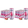 Bloom Nutrition Sparkling Energy Drink - Natural Caffeine, Zero Sugar, 180mg Caffeine - Antioxidant-Rich with Green Coffee Bean, Green Tea Extract, Prebiotics - Strawberry Watermelon - 12oz 24 Pack