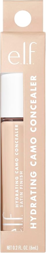e.l.f. Hydrating Camo Concealer Fair Beige Full Coverage Satin Finish view 6
