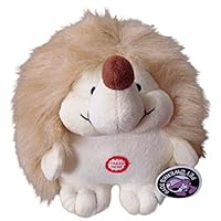 Pet Qwerks Plush Hedgehog Interactive Dog Toy with CUTE CHATTERING ELECTRONIC SOUNDS
