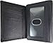 AurDo Men's RFID Blocking Extra Capacity Multi Card Trifold Wallet With ID Window (Black)