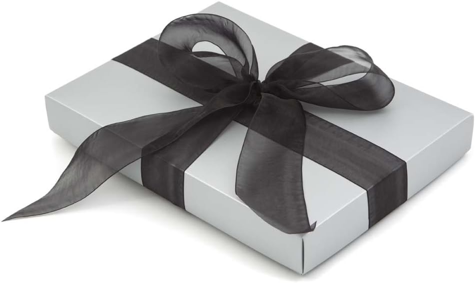 A4 Matt Laminated Self Assembly Flat Pack Gift Box (Silver)