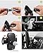 MABRA 3-in-1 Smartphone Car Holder Air Vent Car Mount Holder Universal Cell Phone Holder for iPhone 7 Plus 6s 6 Plus Samsung Galaxy S7 Edge S6 Edge LG Nexus HTC and More (Black)