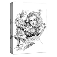 Canvas Wall Art Creative Illustrations Canvas Prints Home Artwork Decoration for Living Room,Bedroom - 12x18 inches