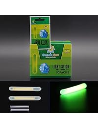 50pcs 100pcs 250pcs Lot Bulk Glow Sticks para flotadores de pesca Bobbers Pesca Luminoso Stick Tubos de luz nocturna Varita iluminación fluorescente verde Stick