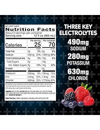 Pedialyte Advancedcare Solución de electrolitos sabor Kiwi Berry Mist, 1, 1