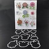 Stamp Dies Set Flower for Scrapbooking Card Making