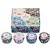 AIMASI Scented Candles Jasmine,Lotus,Lilac Blossoms & White Gardenia,Natural Soy Wax Portable Travel Tin Candle,Set Gift of 4