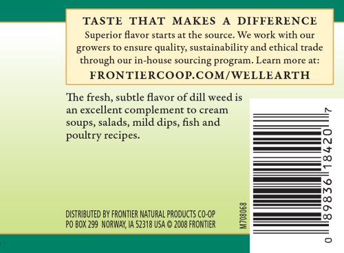 Frontier Natural Products Dill Weed, 0.35-Ounce - Thumbnail 3