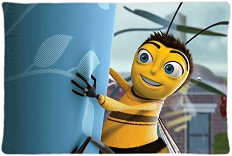 LeyPped Modern Design Bee Movie Theme Personality Home Deconative Zippered Pillow Case Cushion Case