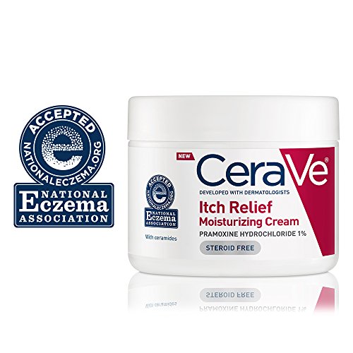 CeraVe Itch Relief Moisturizing Cream Tub 12 oz with Pramoxine