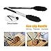 Premium Silicone Kitchen Tongs Set (9