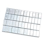 uxcell 4Pcs Metal Self Adhesive Tire Wheel Balancing Weight for Auto Car Vehicle