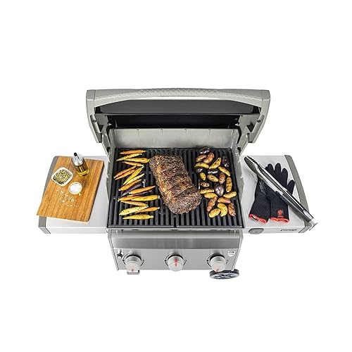 Weber Spirit II E-310 3-Burner Liquid Propane Grill, Black in