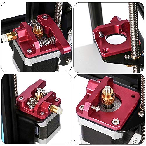 Aokin Ender 3 Ender 5 CR-10 Extruder Upgraded Replacement MK8 Extruder Aluminum Drive Feed Bowden Extruder 1.75mm Filament for Creality Ender 3, CR-7, CR-8, CR-10, CR-10S, CR-10 S4, CR-10 S5