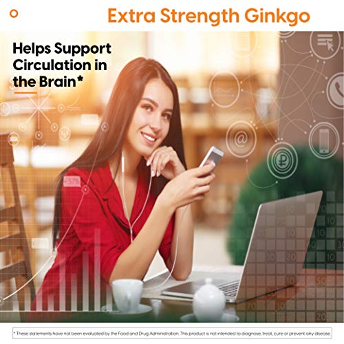 Doctor's Best Extra Strength Ginkgo, Non-GMO, Vegan, Gluten Free, Soy Free, Promotes Mental Function and Memory, 120 mg… - Image 5