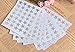 SBYURE 5250 Pieces Star Stickers Self-Adhesive Stickers for DIY Crafts Marking Work, Gold, Silver, Mix