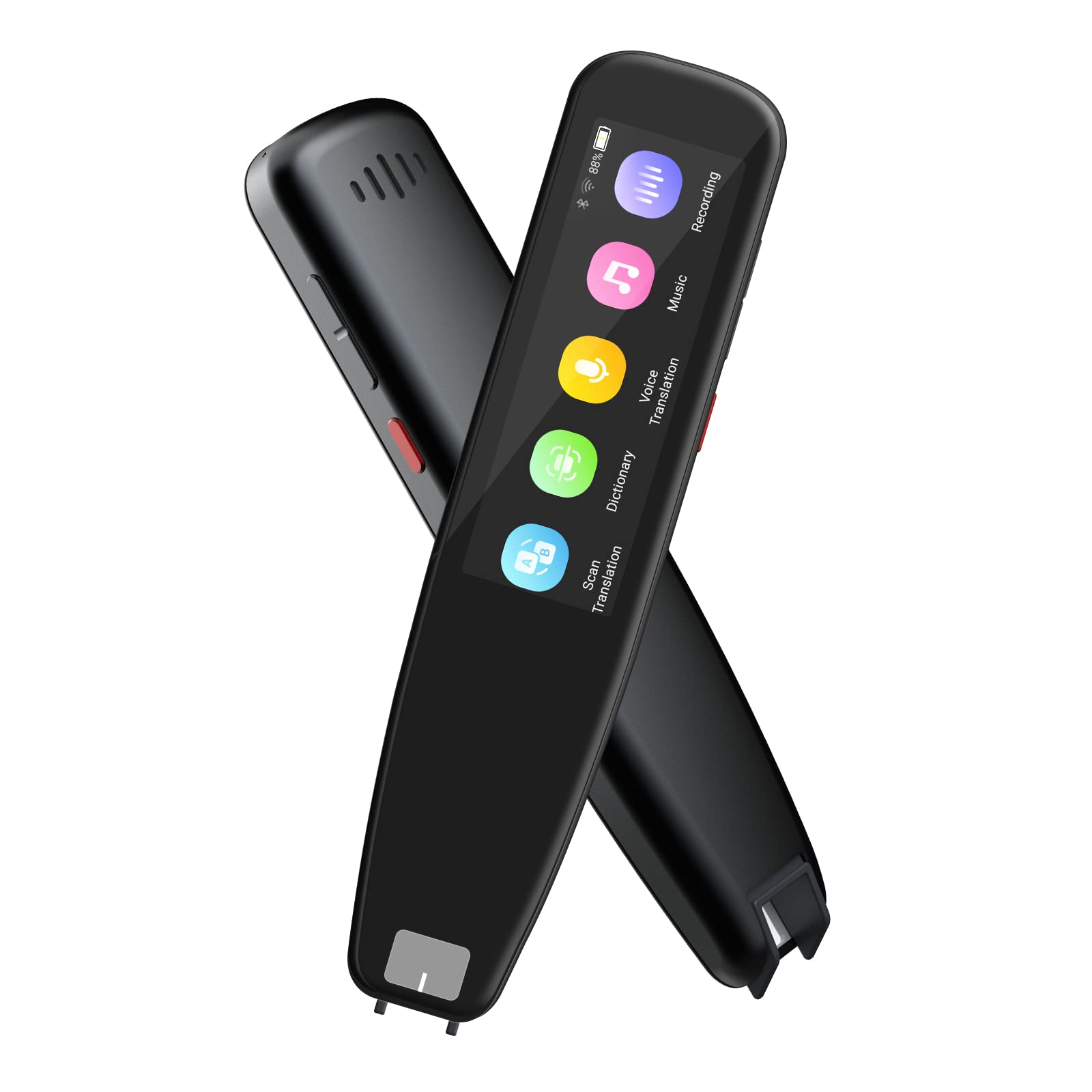 Language Translator Device, DOSMONO OCR Reading Pen, Dyslexia Reading Tool (Black)