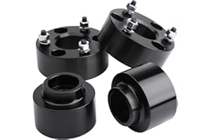 glorider 3" Front 2" Rear Leveling Lift Kit fit 2009-2019 Dodge Ram 1500 4WD Only, 2020-2024 Ram 1500 2WD 4WD (New Body Style), 3 inch Front and 2 inch Rear Aluminum Strut Spacers Suspension Lift Kits