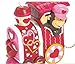 Valentine Tabletop Love Express Train - Cute 3 Piece Set - Valentine's Day Home Decor and Centerpieces