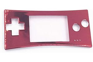 SZLG Faceplate Cover Replacement Front Shell Housing Case for Game Boy Micro GBM (Red)