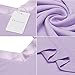 Ekouaer Full Slip Womens Plus Size Sleepwear Lingerie Satin V-Neck Dresses (Purple, XL)