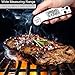 Instant Read Digital Meat Thermometer - CUDNY Ultra Fast Thermometer Kitchen Probe with Backlitght & Calibration. Digital Food Thermometer for Kitchen, Outdoor Cooking, BBQ, and Grill