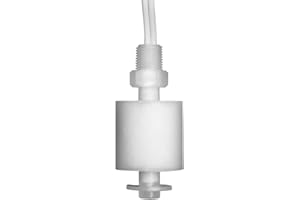 Madison M8000 Liquid Level Sensor, Miniature Vertical Float Switch, Polypropylene, 1/8" NPT