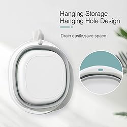 Hershii Collapsible Wash Basin Foldable Washing