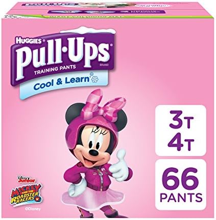 Pull Ups Cool Learn Potty Training Pants For Girls 3t 4t 32 40 Pound66 Count Packaging May Vary