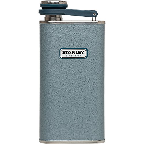 Stanley classic flask, hammer tone ice, 8-ounce