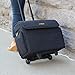 Everything Mary Black Stamped Rolling Sewing Machine Tote - Sewing Machine Case Fits Most Standard Brother & Singer Sewing Machines