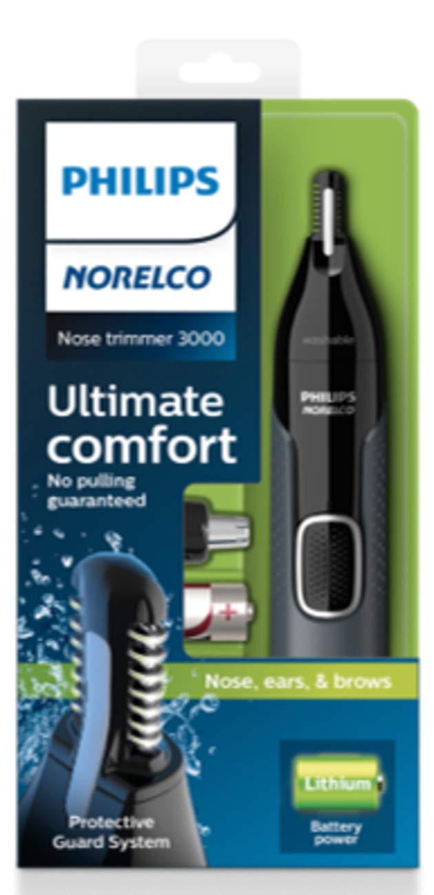 Philips Norelco Nose Trimmer 3000, For Nose, Ears and Eyebrows, Black, NT3600/42 Pricepulse