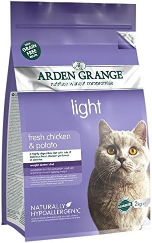 Arden Grange Chicken & Potato Light Adult Cat Food 2kg