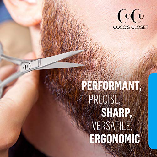 Grooming Scissors Hair Mustache Beard Professional Stainless Steel