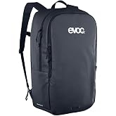 EVOC Urban Pack 25 Backpack 25L, Carbon Grey/Black | Carry-On Size, 15 Inch Laptop Compartment, Water-Repellent PFAS-Free Material, Trolley Strap, Mesh Back Ventilation