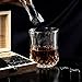 Whiskey Stones Set by Thorsen Tavern - 9 Granite Whiskey Chilling Stones, 1 Tongs set