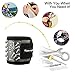 Kipta Hand Tools Magnetic Wristband, 15 Super Strong Magnets Breathable Tool Organizer, Adjustable Wrist Strap for Holding Screws, Nails, Bolts, Drill Bits and Small Tools for Home and Any Repair Use