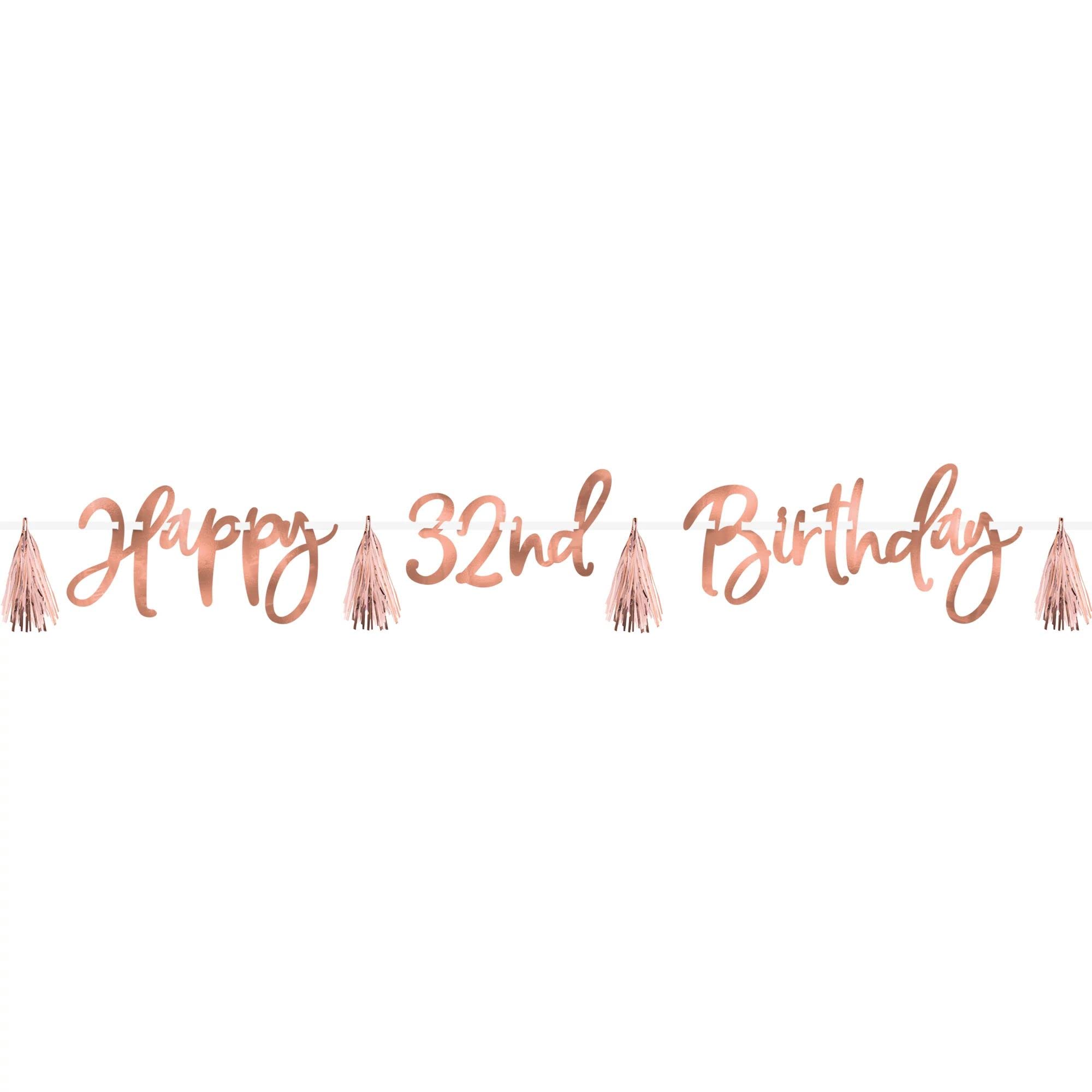 Amscan 120603 Letter Banner Kit Rose Gold — image 1