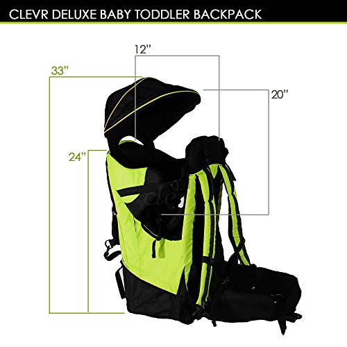 ClevrPlus Deluxe Adjustable Baby Carrier Outdoor Hiking Child Backpack