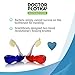 MOUTHWATCHERS Soft Flossing Folding Travel Toothbrush, 2 Pack, Red, Ultra Clean, Good for Sensitive Teeth and Gums, by Dr. Plotka's. Assorted Colors