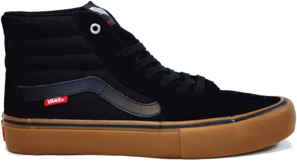 Men's SK8 Hi Pro Suede/Canvas Black/Gum Shoes