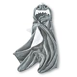 Soft Plush Hooded Towel by Circo (24x52) Machine Washable. (Shark)