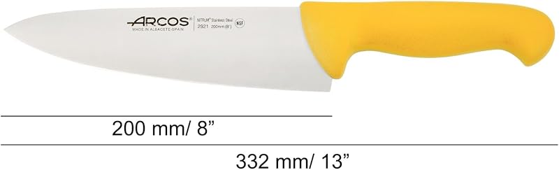 Cuchillo Chef Acero Inoxidable Nitrum 200 mm
