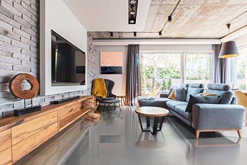 Light Gray | Floor Epoxy Resin for Garages, Basements, Warehouses, Retail Stores and More | Highly Durable | Resistant to Scratches, Spills, and Stains (3 Gallon/Light Gray)