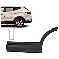 Hyundai Santa Fe Sport Rear Left Door Garnish - Fit for 13-18 Models, Replaces OEM 87731-4Z000, 75132