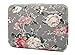 kayond Gery Rose Patten canvas Water-resistant 14.1 Inch Laptop Sleeve case for 14 Notebook Computer