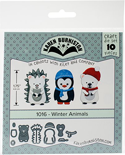 Karen Burniston Cat & Dog Die Cutting Set - KB Riley 1024 Crafting Dies For Paper Crafts