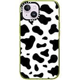 CASETiFY Impact iPhone 14 Case [4X Military Grade Drop Tested / 8.2ft Drop Protection] - Cow Print - Kiwi